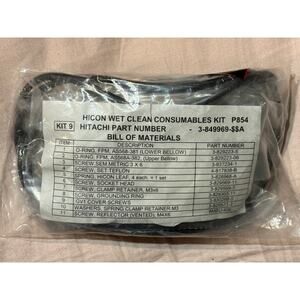 Hitachi Hicon Wet Clean Consumables Kit (3-849969) NEW & SEALED